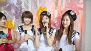 MC talks with Girls' Generation members, MC토크 with 소녀시대 멤버들, Music Core 20090704