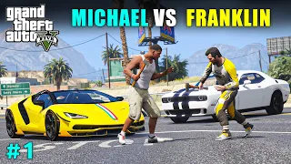 MICHAEL VS FRANKLIN BIGGEST RACE | GTA V GAMEPLAY #1