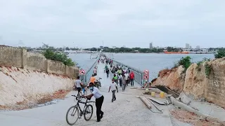 THE EAST AFRICA 1ST  FLOATING BRIDGE IN MOMBASA KENYA |LIKONI BRIDGE #likonifloatingbridge