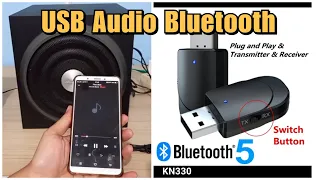 USB Audio Bluetooth 2 in 1| Transmitter & Receiver