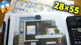 ➡️ 28*55 Home Plan | Beautiful house design in India with price | नया घर बनाने का तरीका