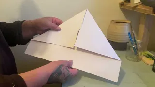 How to make a PAPER PLANE.