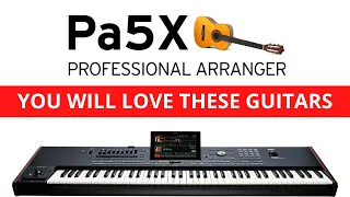 KORG PA5X - Fantastic Guitars! | 4K