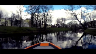 Finval 555 at Riga Sightseeing Canal 2017 4K