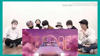 BTS Reaction to IZ*ONE ("SECRET STORY OF THE SWAN") MV