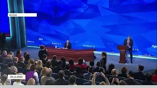 Пресс-конференция Владимира Путина по итогам 2019 года начнется сегодня в 18 часов