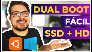 FAÇA DUAL BOOT COM HD + SSD - WINDOWS E LINUX Completo - 2020