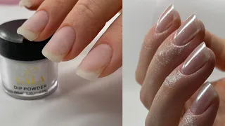 EASY DIY Glazed Donut Nails 😍 Nails With Chrome Powder