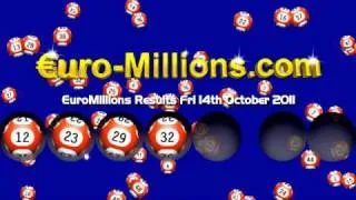Euromillions Results for Friday 14th October 2011