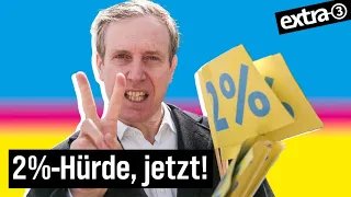 Wählt die FDP! Bitte! | extra 3 | NDR