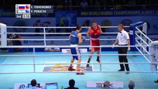 Men's Heavy (91kg) - Semi Final - Evgeny TISHCHENKO (RUS) vs Yamil PERALTA (ARG)