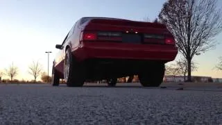 1993 Mustang 5.0 dynomax bullets idle and rev