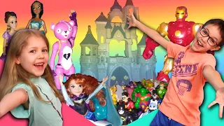 D&J's Toyland Toy Review and Play Introduction - Fun Kids toys like Disney, Barbie, & Minecraft E001