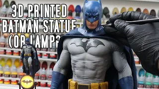 I 3D printed a massive Batman statue bedside lamp