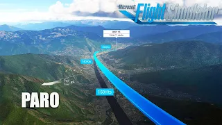 Microsoft Flight Simulator - Landing at Paro (VQPR)