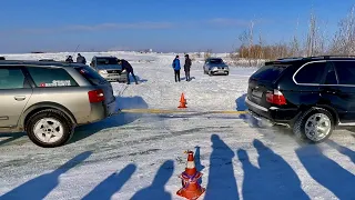 ТЕСТ НА МОЩНОСТЬ - BMW vs Audi vs Mercedes-Benz + бонус Subaru и Toyota 4wd vs НИВА