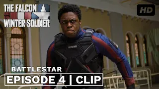 Battlestar | Death of Lemar Hoskins | The Falcon and the Winter Soldier Episode 4 | HD