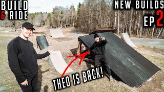 BUILD & TEST RIDE ON THE NEW LINE AT MY MTB COMPOUND!! NEW BUILDS EP 2