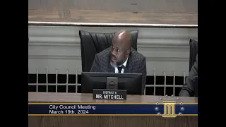 MONTGOMERY CITY COUNCIL (March 19th, 2024)