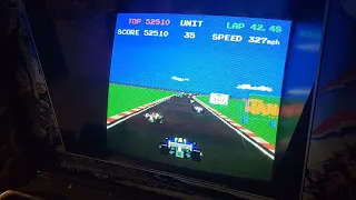 Pole Position 2, Suzuka. Arcade World Record! 79,600. 4/9/2024