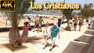 TENERIFE - LOS CRISTIANOS | Too Hot & Calima Yesterday ♨️ Tour in some streets 🧐 18 April 2022