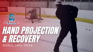 ON-ICE RECOVERY & HAND PROJECTION | How To Hockey Goalie Tips & Drills