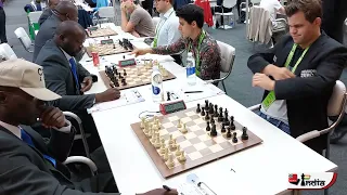 Magnus Carlsen's shortest game of 44th Chess Olympiad | Zambia vs Norway