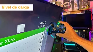 Xbox 360 / Cómo saber si el control está cargado totalmente?