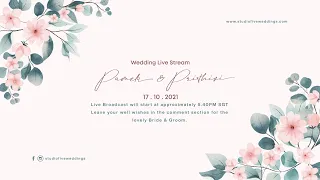 Wedding Solemnisation Livestream Of PAMELA X PRITHIVI at  Fullerton Bay Hotel, Singapore