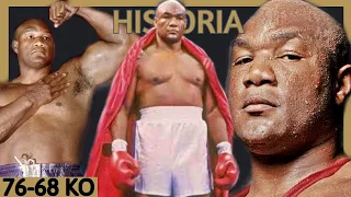 El PELIGR0SO boxeador que LOGRÓ lo IMPOSIBLE | Peleó con ALI y reto a TYSON | GEORGE FOREMAN