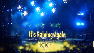 It's raining again Supertramp Roger Hodgson Nimes 2019