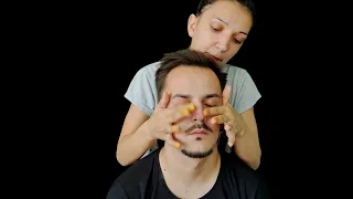 Fast head & face massage