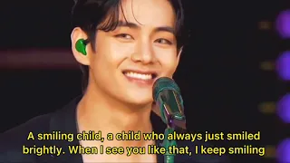 BTS V (김태형) - Inner Child (Live) D-1 [ENGSUB]