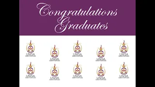 UNISA Spring Graduations (04 October  2022-18h00 Ceremony)
