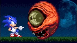 Sonic Hellfire Saga (Demo) All Bosses (No Damage)