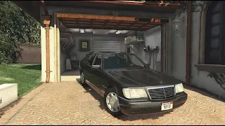 Mercedes S600 W140 // GTA V Realistic Driving | Logitech Steering Wheel