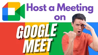 How to HOST a meeting on GOOGLE MEET | Google Meet Tutorial