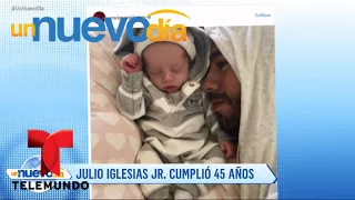 ¡Julio Iglesias Jr feliz por la llegada de sus sobrinos! | Un Nuevo Día | Telemundo