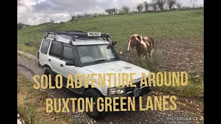 SOLO ADVENTURE DOING THE BUXTON LOOP | Green Lanes Peak District (4x4) | Land Rover Discovery 1