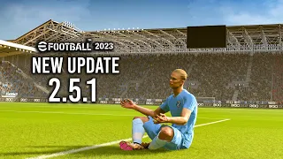 Efootball 2023 - Man City vs Arsenal | New Update Version 2.5.1 | PC