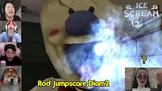 Ini Reaksi Gamers Ketika Di Jumpscare Diam-Diam Oleh Rod Busuk || Ice Cream 6 Friend Indonesia