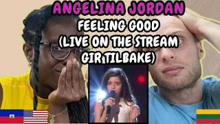 REACTION TO Angelina Jordan - Feeling Good (LIVE on The Stream Gir Tilbake) | FIRST TIME HEARING