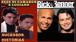 ZEZÉ DI CAMARGO E LUCIANO, RICK E RENNER GRANDES SAUDADES SERTANEJAS pt01 SUCESSOS LUSOFONIA