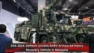 Deftech Unveils AHRV Armoured Heavy Recovery Vehicle in Malaysia