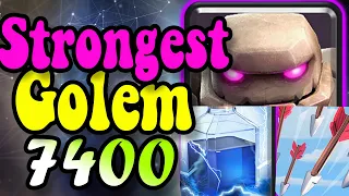 Strongest Golem Deck👈 Best Golem deck in clash Royale