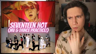 DANCER REACTS TO SEVENTEEN | 'HOT' Official MV & Choreography Video