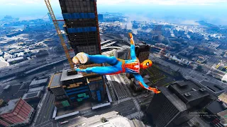 GTA 5 Epic Water Ragdolls Spiderman 4K Compilation With RAGPAD SPIDY Episode 28 (funny moments)