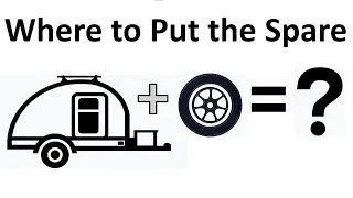 Teardrop Camper Build: What to do with the spare tire? - Part 5