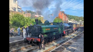 FANTASTIC to see PANNIER, 7754, back!!! Llangollen & Corwen Rly, 23rd September 2023