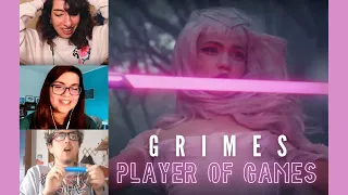 Italians React to Grimes - Player Of Games (Official Video) | eng. cc